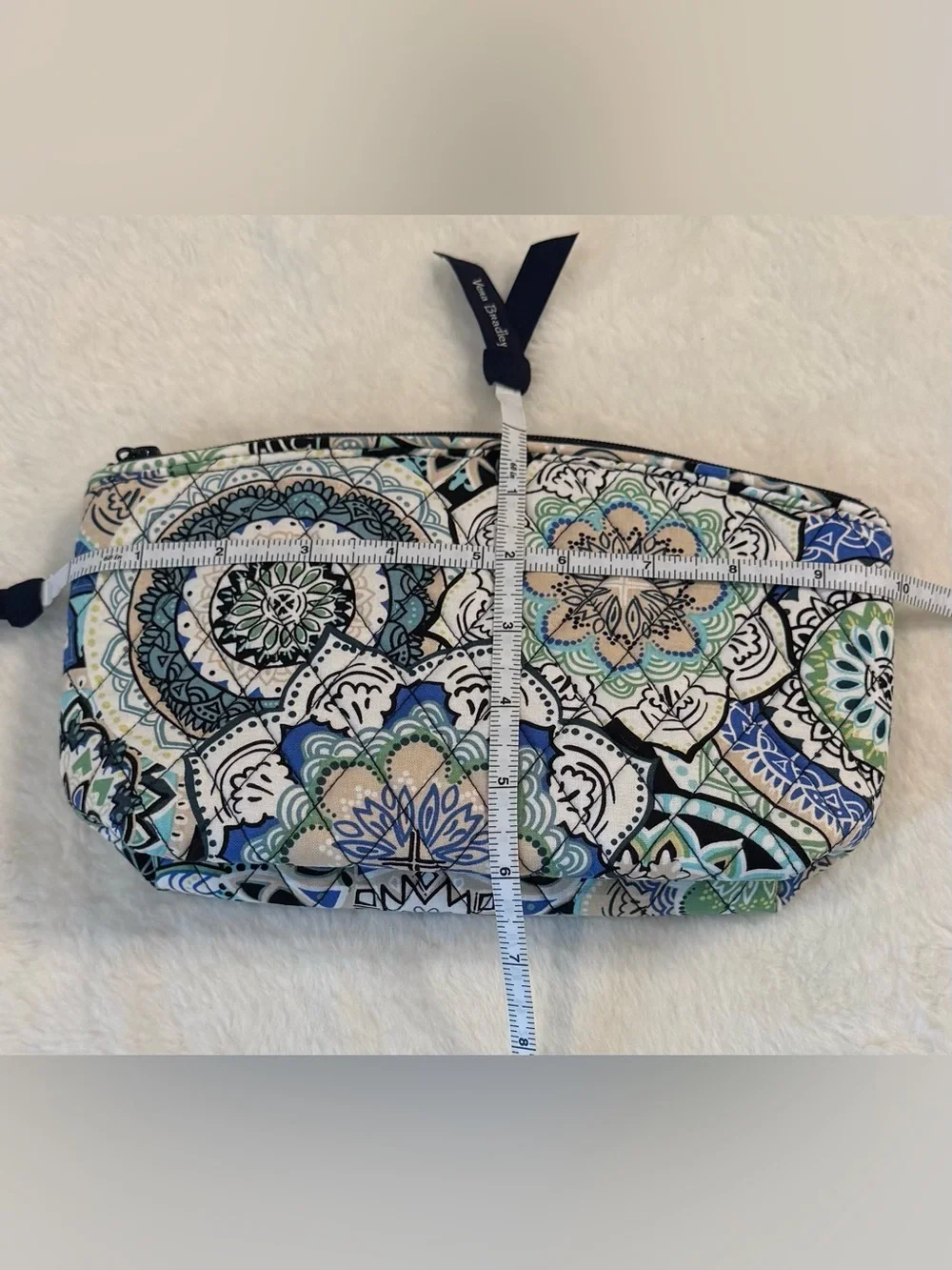 Vera Bradley Sketched Medallion Cosmetic Make Up Bag